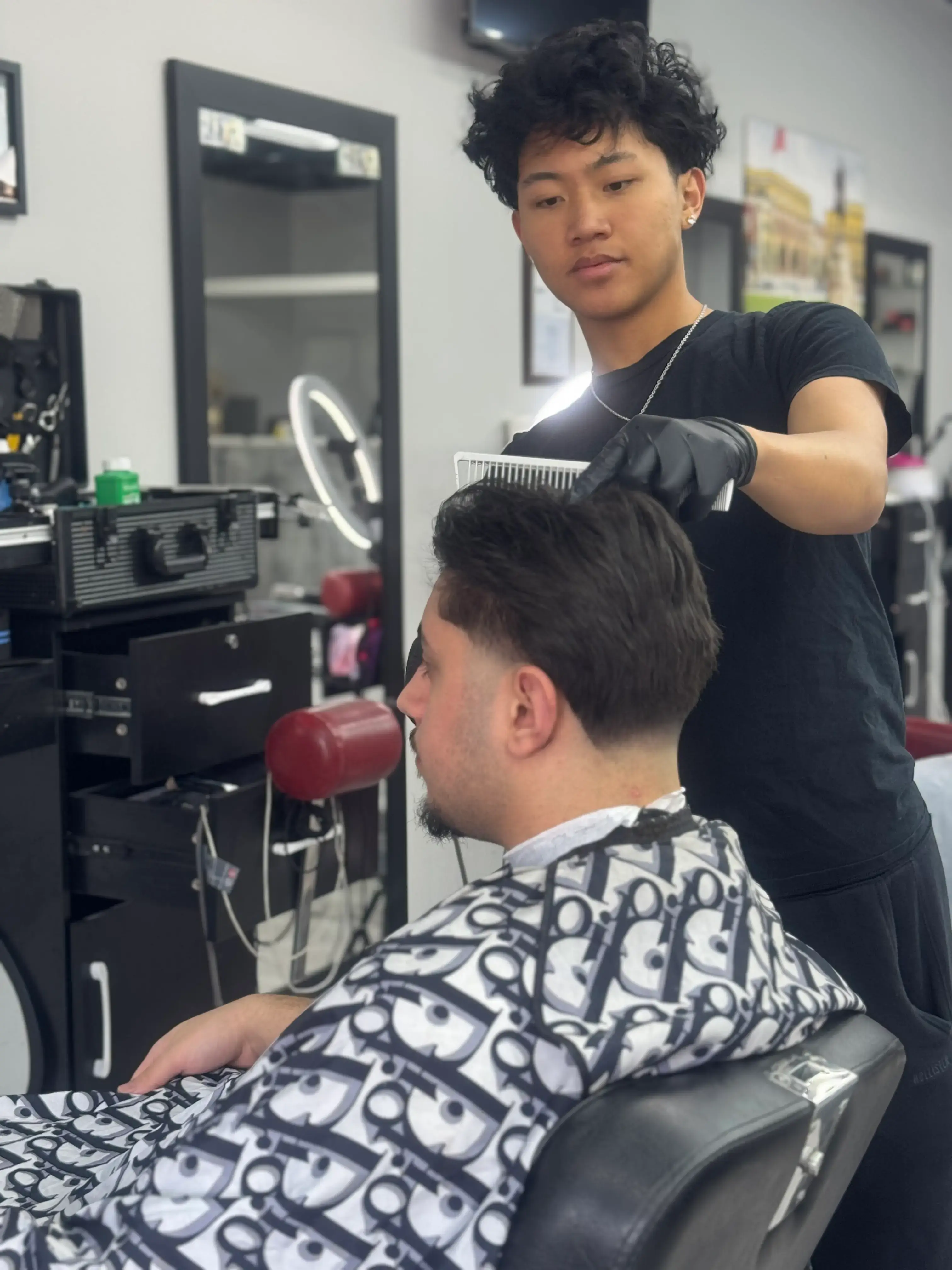 Professional portrait of Rich, Barber at EuroStyles Barbershop in Michigan