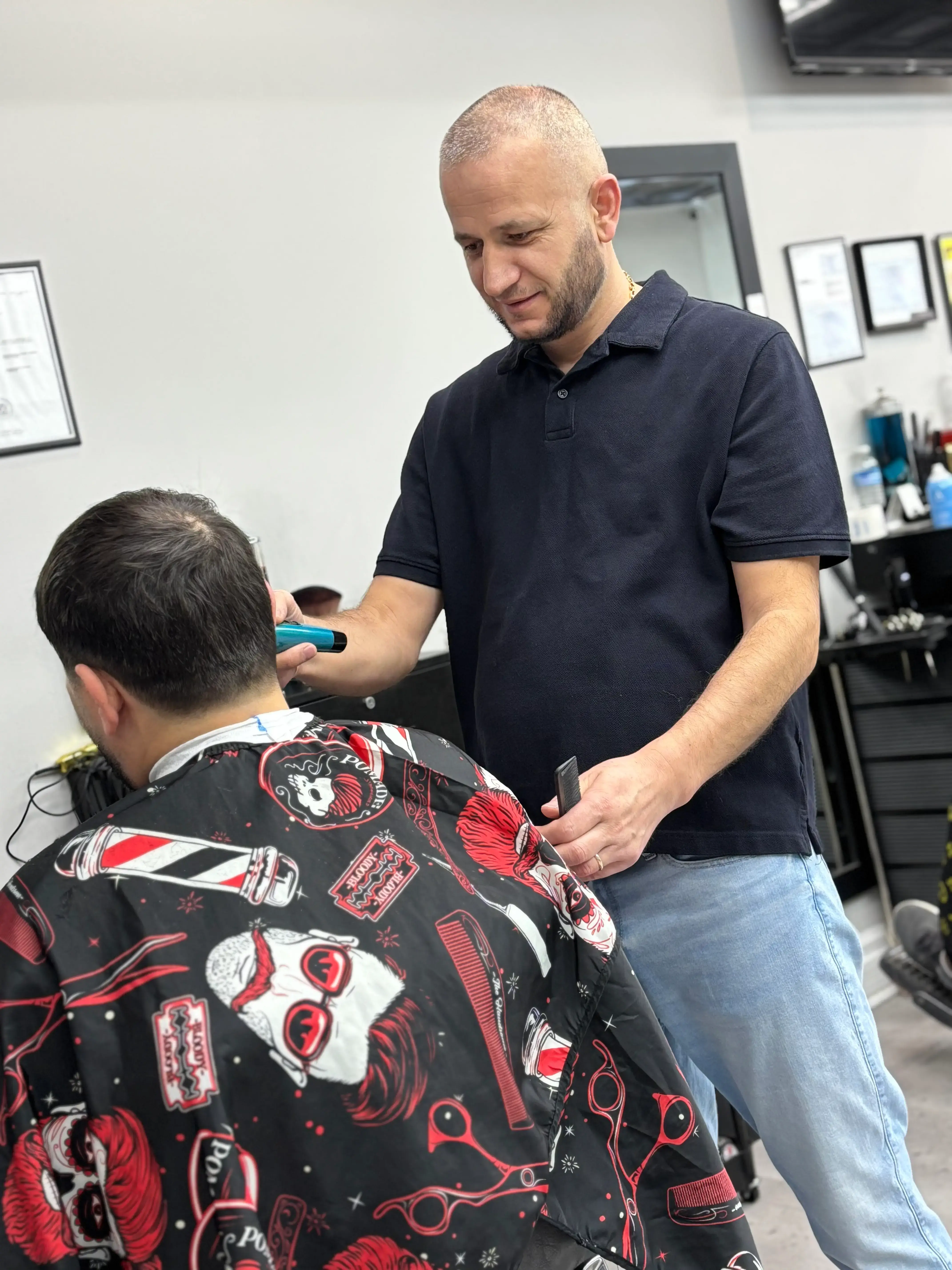 Professional portrait of Glen, Barber at EuroStyles Barbershop in Michigan